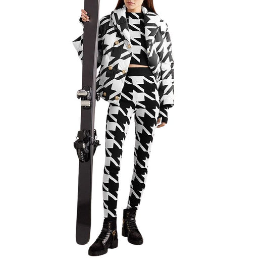 Down Jacket-Houndstooth