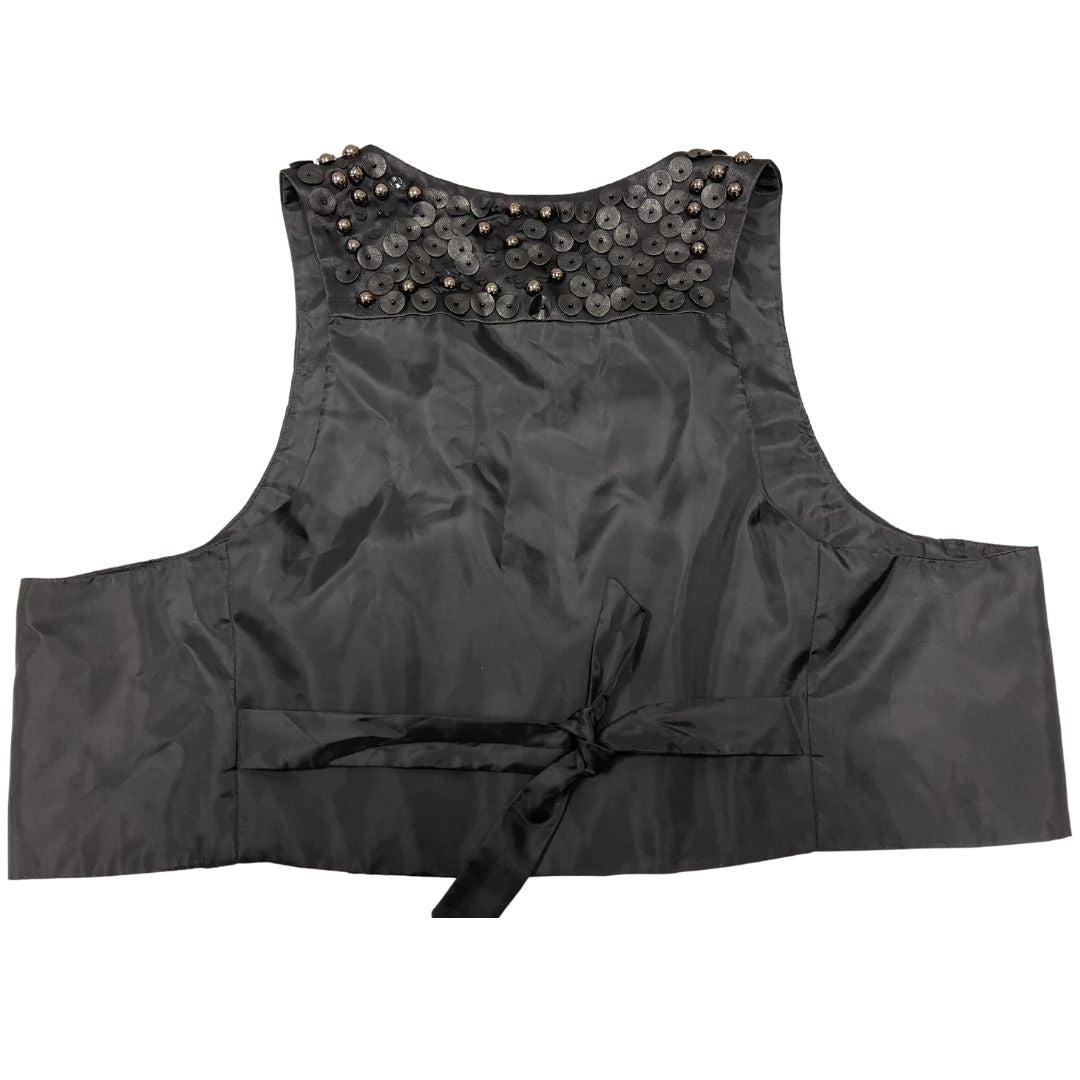 Bisou Bisou Vest-Black EUC