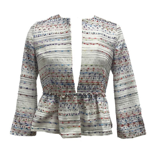 Zara Basic Peplum Jacket-Multi NWT