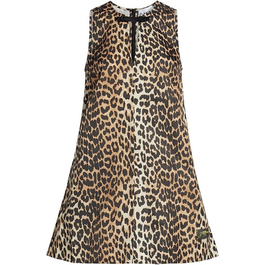 Ganni Duchesse Nylon Minidress