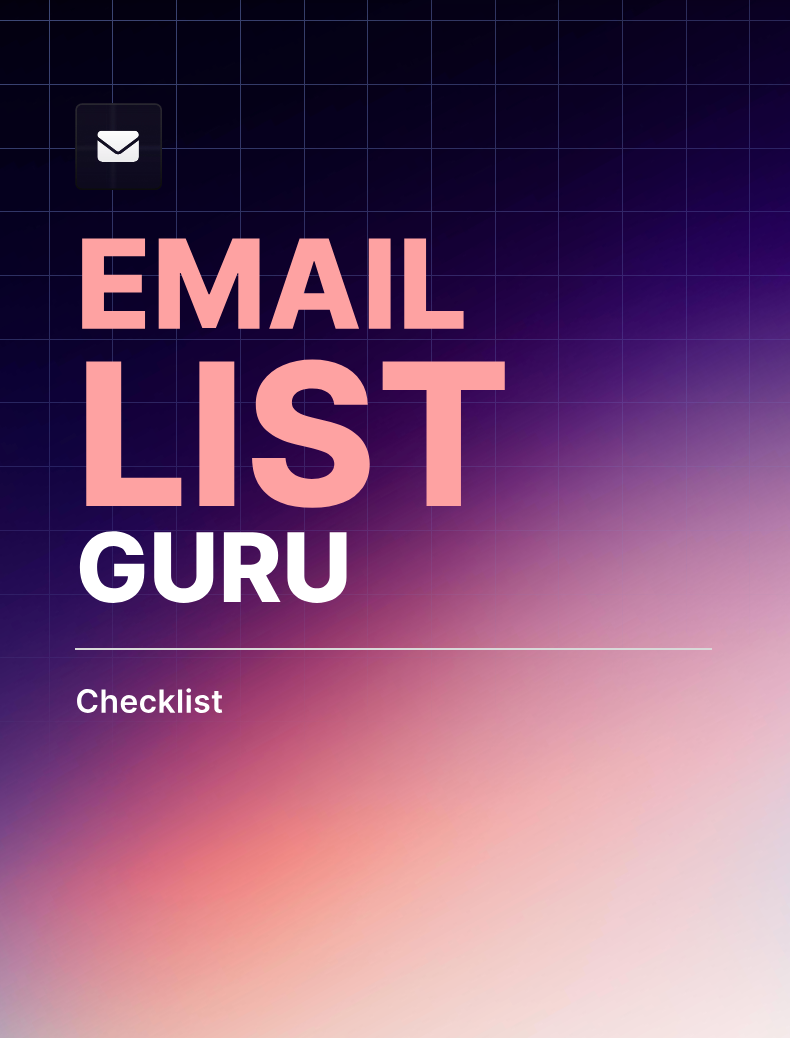 Email List Guru Checklist