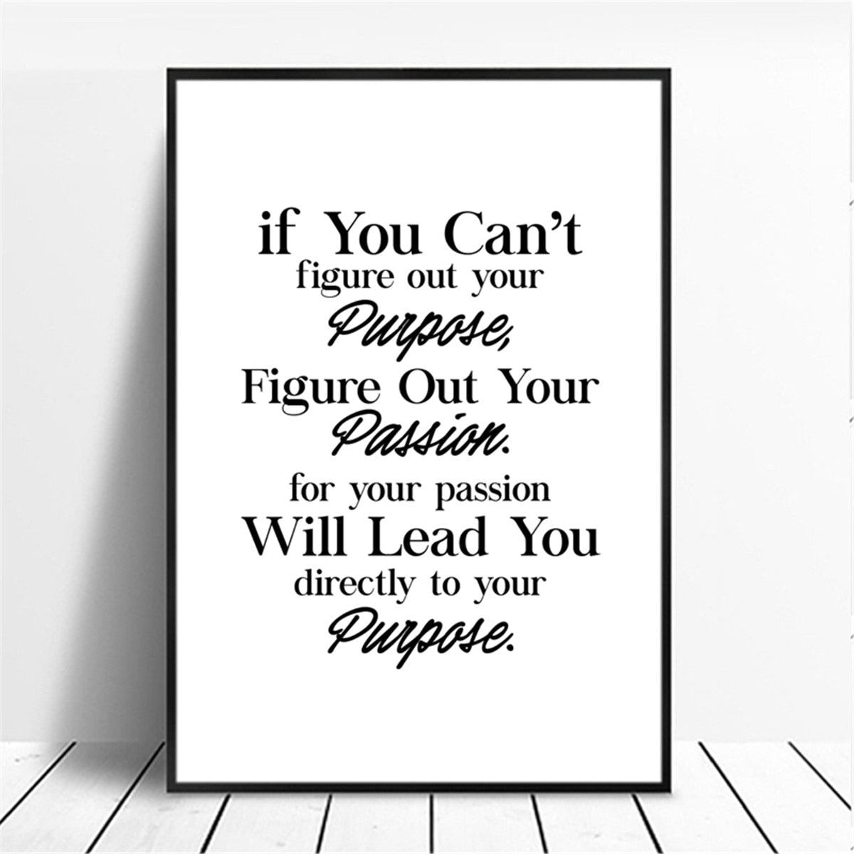 Black and White Motivational Art Prints-Multiple Options