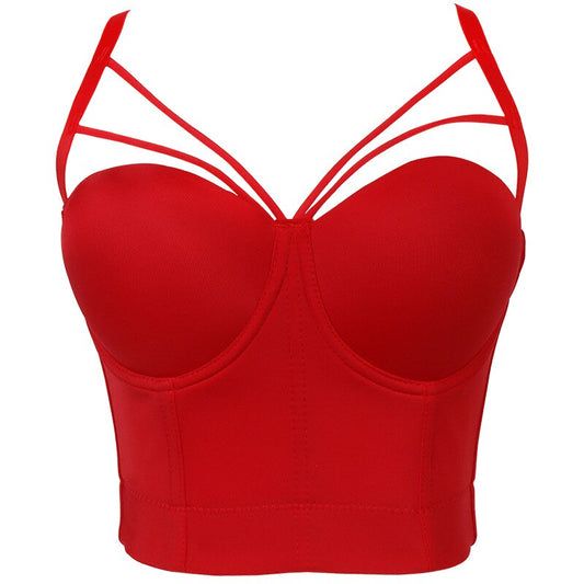 Triangle Corset Crop Top-Multiple Options