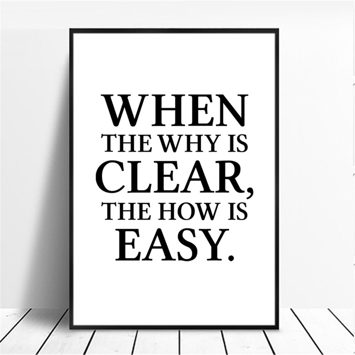 Black and White Motivational Wall Art Prints-Multiple Options