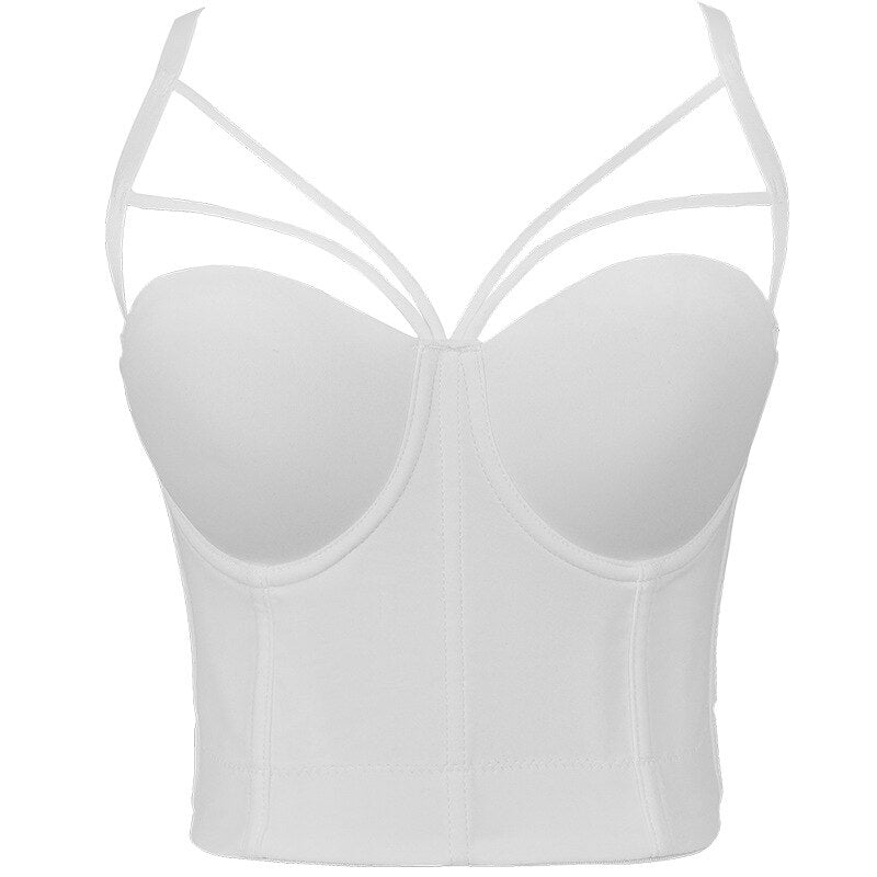 Triangle Corset Crop Top-Multiple Options