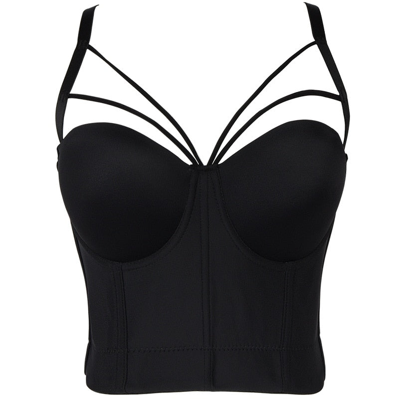 Triangle Corset Crop Top-Multiple Options