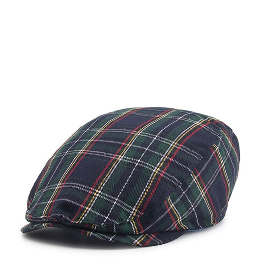 Plaid Unisex Beret Cap-Multiple Color Options Available