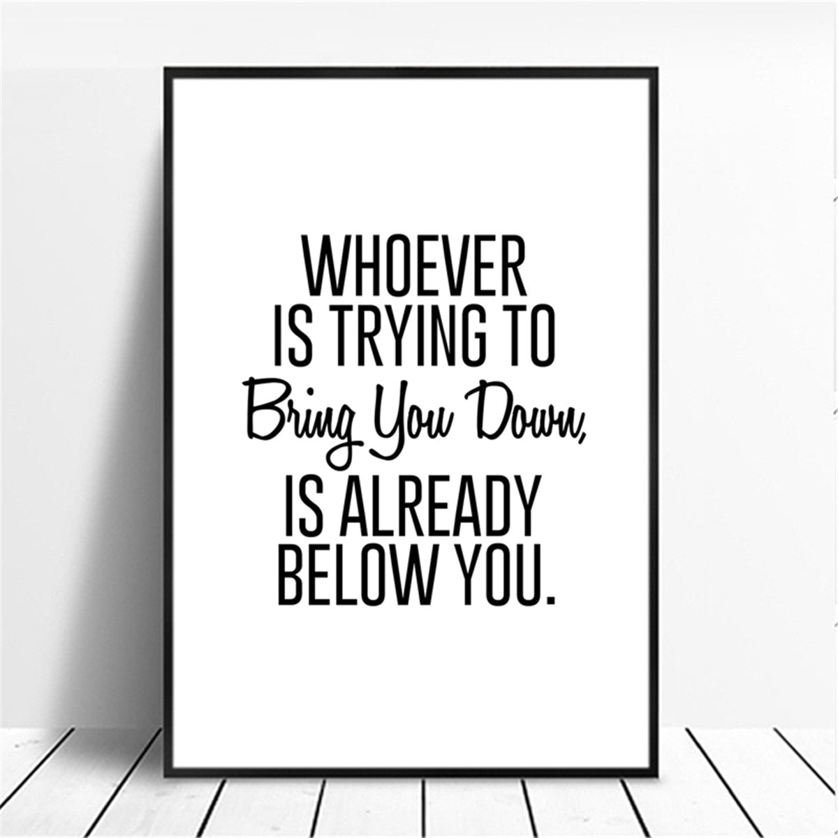 Black and White Motivational Wall Art Prints-Multiple Options