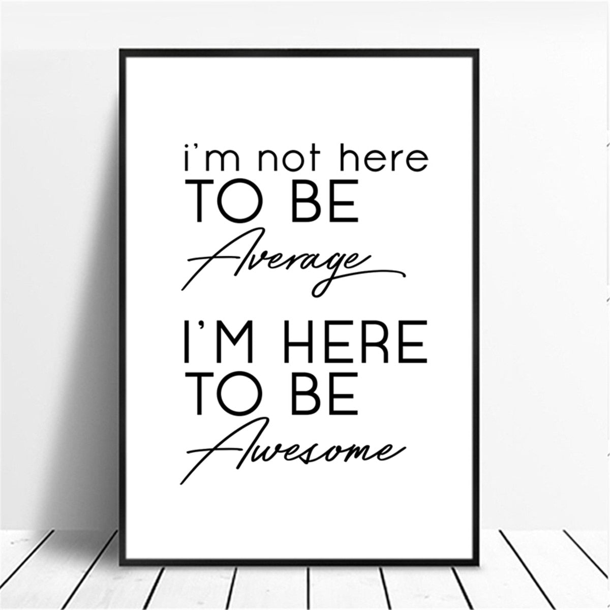 Black and White Motivational Wall Art Prints-Multiple Options