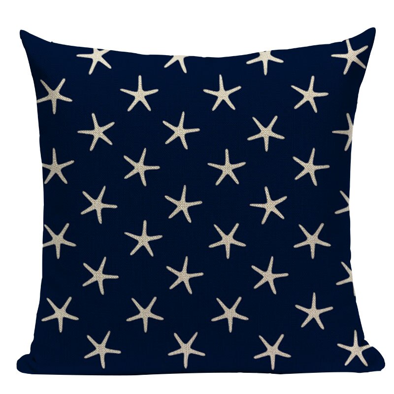 Nautical Throw Pillow Cushion Cover- Multiple Options