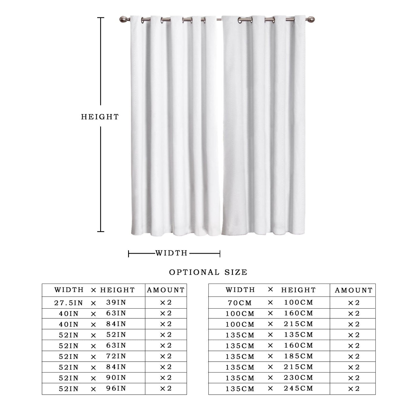 Plaid Curtain Drapes-Multiple Options