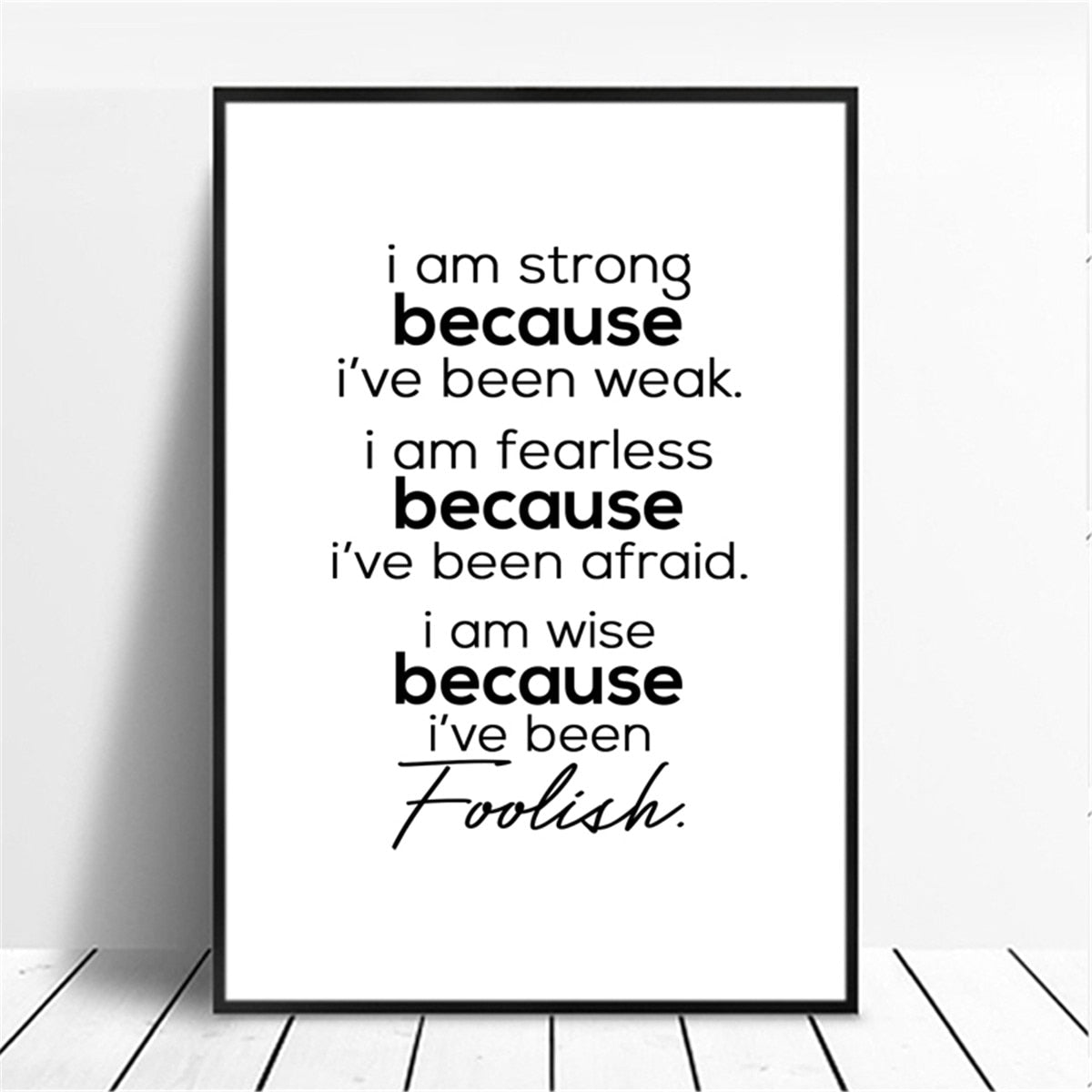 Black and White Motivational Art Prints-Multiple Options