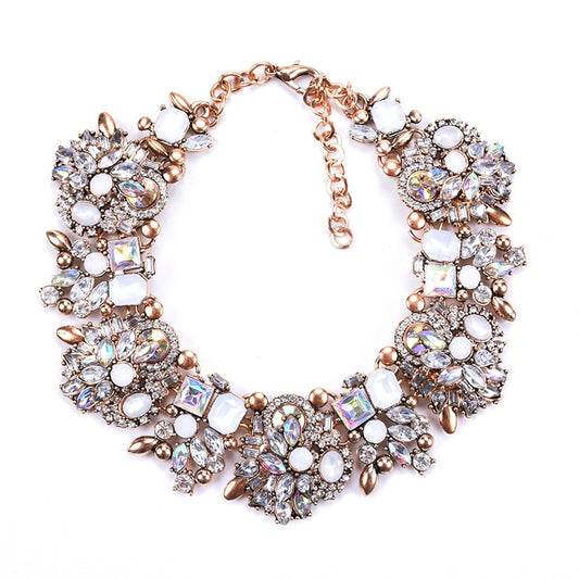 Statement Choker Necklace Crystal Rhinestone-Multiple Options