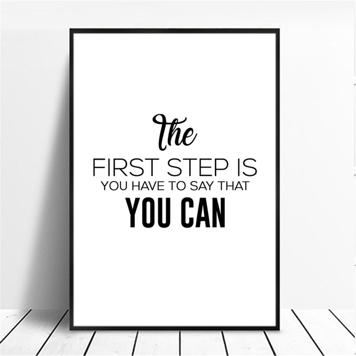 Black and White Motivational Wall Art Prints-Multiple Options