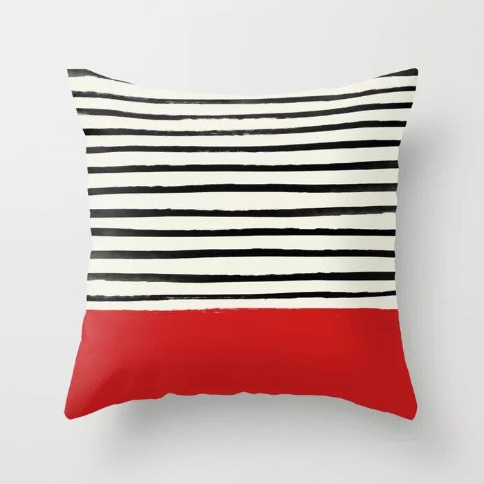 Red Pillow Covers-Multiple Options