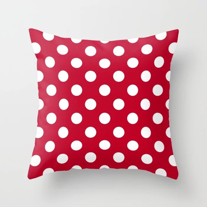 Red Pillow Covers-Multiple Options