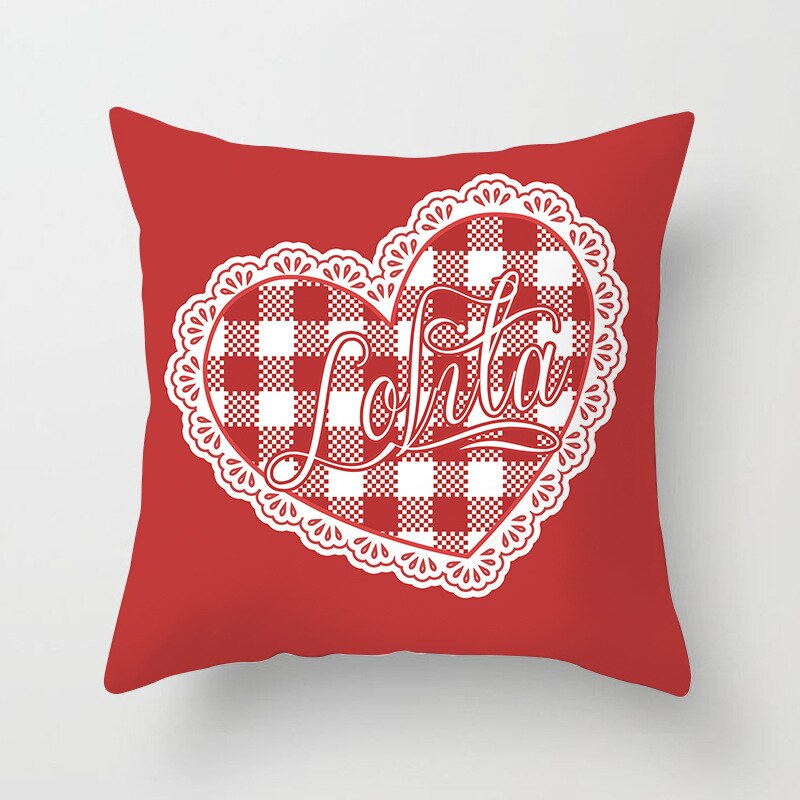 Red Pillow Covers-Multiple Options