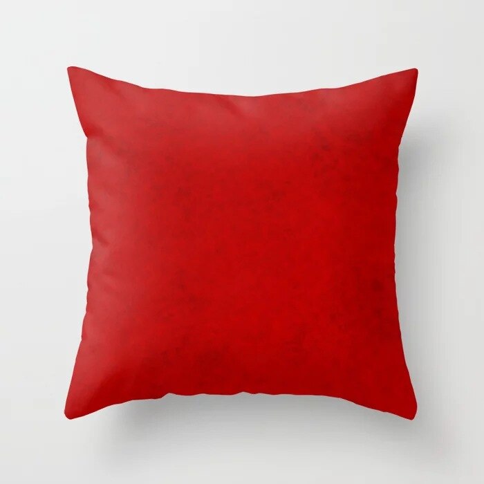 Red Pillow Covers-Multiple Options